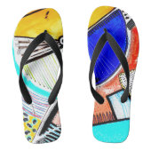 Abstract wiel teenslippers (Voetbed)