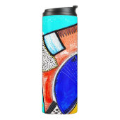 Abstract wiel thermosbeker (Gedraaid links)