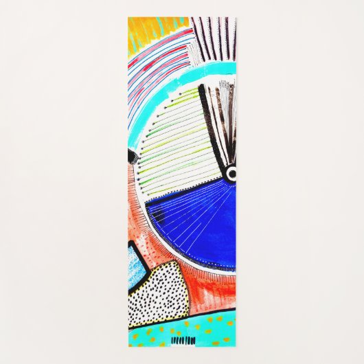 Abstract wiel yogamat (Voorkant)