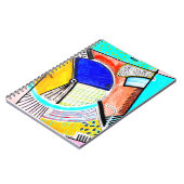 Abstract wielNotitieboek Notitieboek (Linkerzijde)