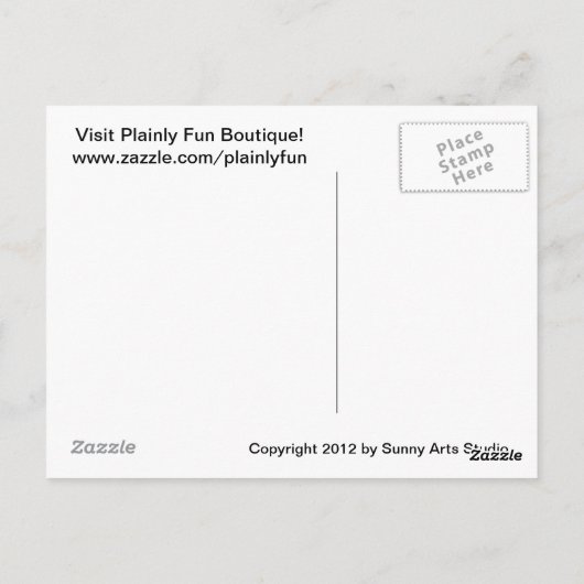 Abstract Wiener Dog Briefkaart (Achterkant)