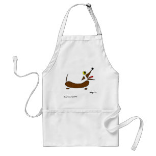 Abstract Wiener Dog Schort