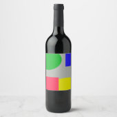 Abstract Wijn Etiket (Voorkant)