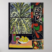 Abstract, wijn in palm poster (Voorkant)