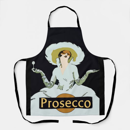 Abstract wijnontwerp voegt tekst toe, Schort (Voorkant)