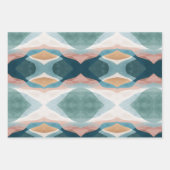Abstract wikkelpapier Flat Sheet Set van 3 Inpakpapier Vel (Voorkant)