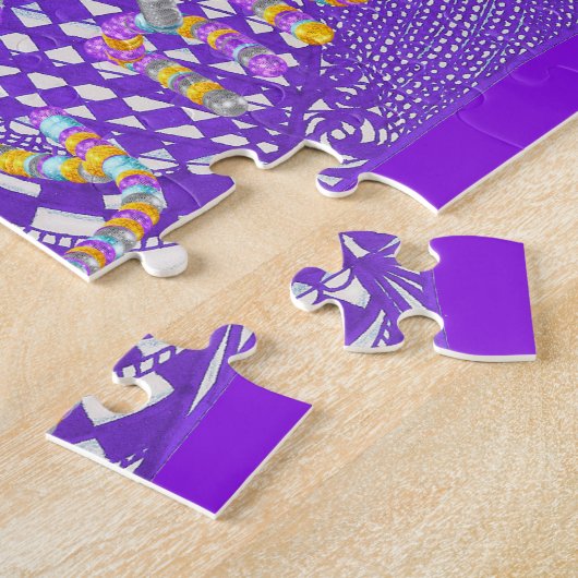 Abstract Wil je met me trouwen Voorstel Puzzle Legpuzzel (Zijkant)