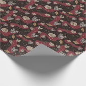 Abstract wild naadloos patroon cadeaupapier (Hoek)