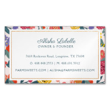  Abstract Wildflower Foliage & Bijen Patroon