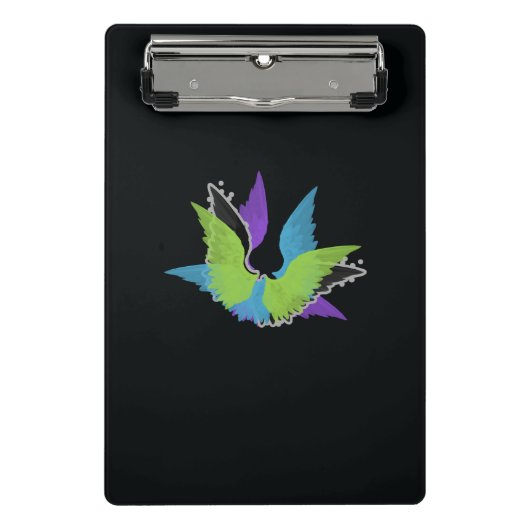 Abstract Wings Mini Klembord (Voorkant)