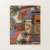 Abstract Winter Jigsaw Puzzle by Karla Gerard Legpuzzel (Verticaal)