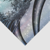 Abstract winterfractal 32 Achtergrondweefselpapier Tissuepapier (Detail)