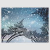 Abstract winterfractal 32 Achtergrondweefselpapier Tissuepapier (Voorkant)