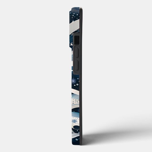 Abstract Winterwonderland Case-Mate iPhone Case (Achterkant / Links)
