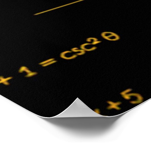 abstract wiskunde patroon poster (Hoek)