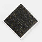 abstract wiskunde patroon servet (Hoek)