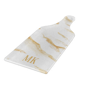 Abstract Wit en beige Agaat Marmeren Swirl Snijplank