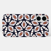 Abstract wit en goud geometrisch patroon Case-Mate iPhone case (Achterkant (horizontaal))