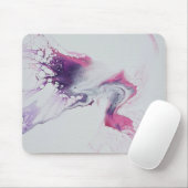 Abstract wit paars patroon. muismat (Met muis)