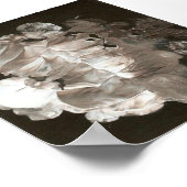 Abstract wit poster (Hoek)