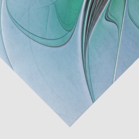 Abstract With Blue, Modern Fractal Art Tissuepapier (Detail)