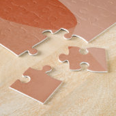 Abstract woestijngebergte — Landschapsillustratie Legpuzzel (Zijkant)