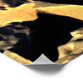 Abstract woestijnlandschap poster (Hoek)