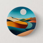Abstract woestijnlandschap ronde button 5,7 cm (Voorkant)