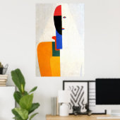 Abstract "Woman Torso" Poster (Thuiskantoor)