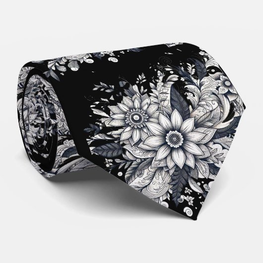 abstract women face stropdas (Opgerold)