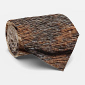 Abstract Wood Grain Neck Tie Stropdas (Opgerold)