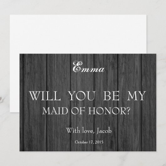 Abstract word jij mijn erfgenaam. kaart (Voorkant / Achterkant)