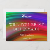 Abstract word jij mijn uitnodiging voor het briefh (Voorkant)