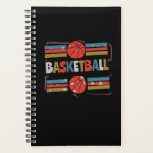 Abstract Word-kunst met Basketball - minimalistisc Planner (Voorkant)