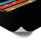 Abstract Word-kunst met Basketball - minimalistisc Poster (Hoek)