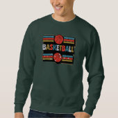 Abstract Word-kunst met Basketball - minimalistisc Trui (Voorkant)