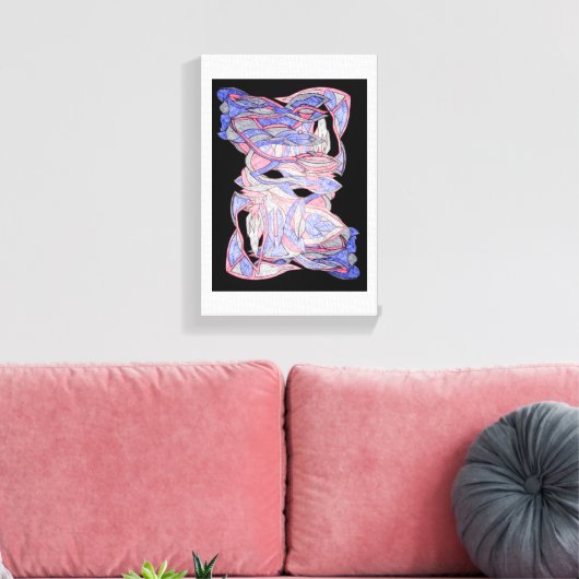 Abstract Woven Spirit Canvas Art (Insitu (Woonkamer))