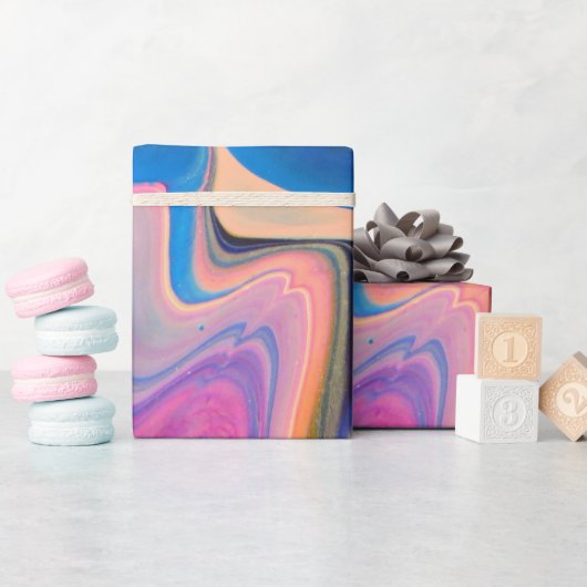 Abstract Wraps 6 Cadeaupapier (Baby Shower)