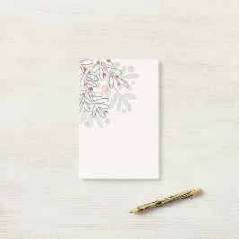 Abstract Xmas holidays mistletoe Post-it® Notes