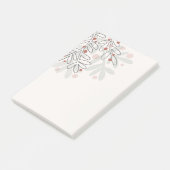Abstract Xmas holidays mistletoe Post-it® Notes (Schuin)