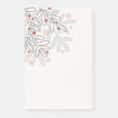 Abstract Xmas holidays mistletoe Post-it® Notes (Voorkant)