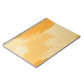Abstract Yellow and Cream Paint Strokes  Notitieboek (Linkerzijde)