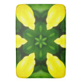 ABSTRACT YELLOW AND GREEN DRAWING. SAMER BRASIL. 3 BADMAT (Voorkant Verticaal)