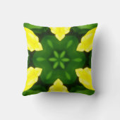 ABSTRACT YELLOW AND GREEN DRAWING. SAMER BRASIL. 3 KUSSEN (Achterkant)