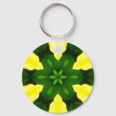 ABSTRACT YELLOW AND GREEN DRAWING. SAMER BRASIL. 3 SLEUTELHANGER (Achterkant)