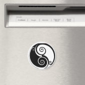 Abstract Yen Yang Locker-, koelkast- of bestandska Magneet (Insitu (Vaatwasser))