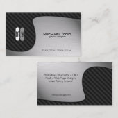 Abstract Yin Yang Graphic Design Visitekaartje (Voorkant / Achterkant)