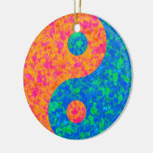 Abstract Yin Yang Ornamnet Keramisch Ornament (Links)