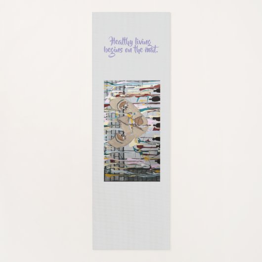 Abstract yogamat (Voorkant)