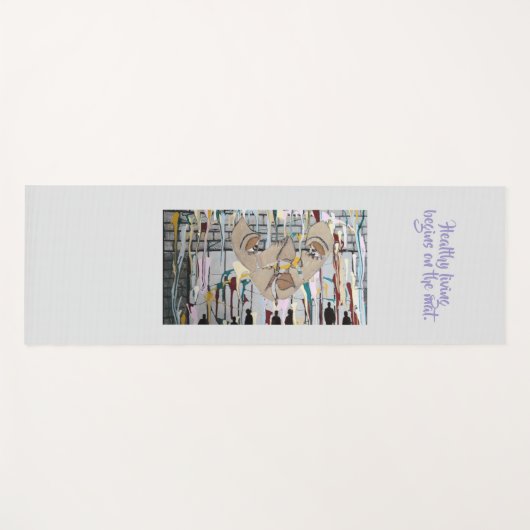 Abstract yogamat (Voorkant (horizontaal))